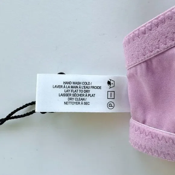 NWT Fleur du Mal Magnolia Lace Unlined Demi Bra in Lilac Purple Size 38G - Picture 15 of 15